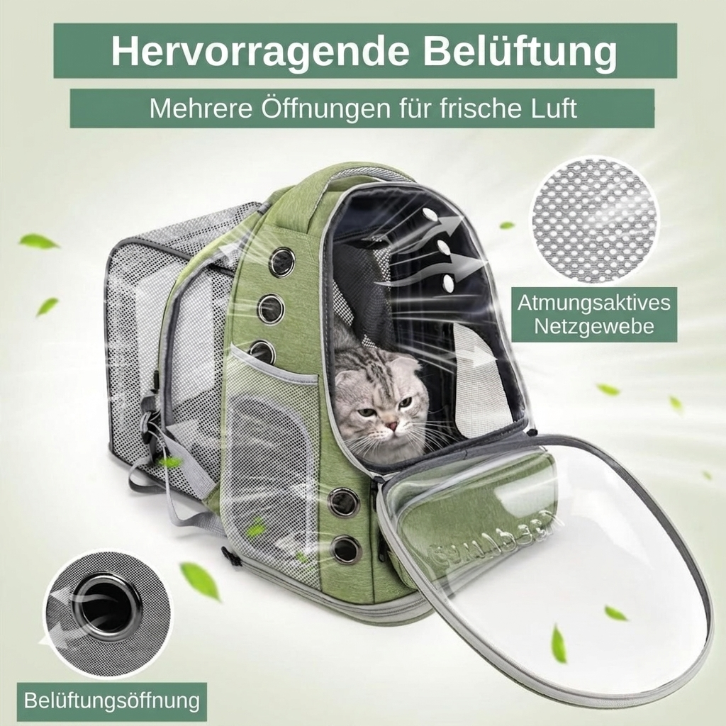 PetSpace Rucksack - Gemeinsam unterwegs, sicher und bequem