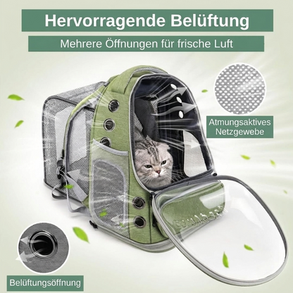 PetSpace Rucksack - Gemeinsam unterwegs, sicher und bequem