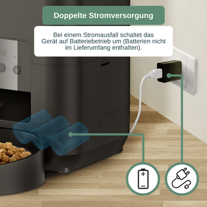 MealDrop automatischer Futterspender Hund und Katze — WLAN, Timer und App-Steuerung