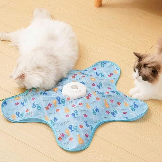 HuntMat Spielmatte Katze — automatisches Jagdspielzeug mit 4 Geschwindigkeiten